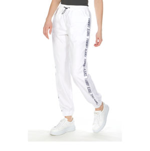Tommy Jeans dámské bílé kalhoty - S/R (YBR)